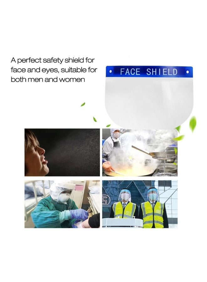 Generic Full Face Anti-droplets Shield Mask White/Blue  - Image 3