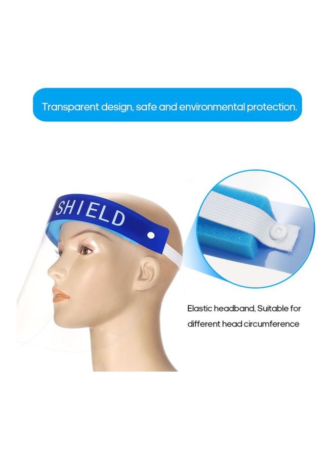 Generic Full Face Anti-droplets Shield Mask White/Blue  - Image 4