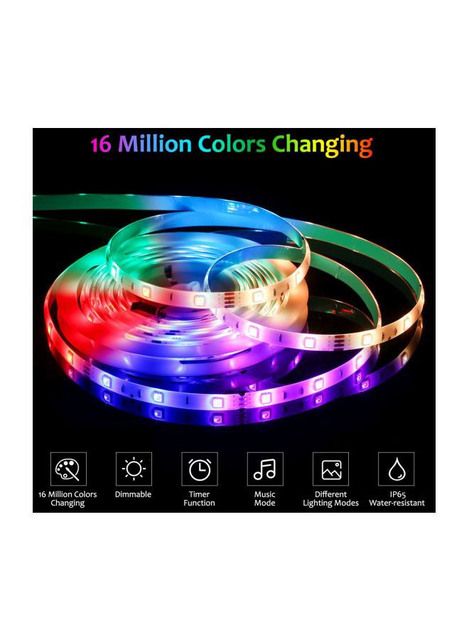 تومشاين مصباح شريطي بمصابيح LED أخضر/ أزرق/ أحمر 5متر - Image 2