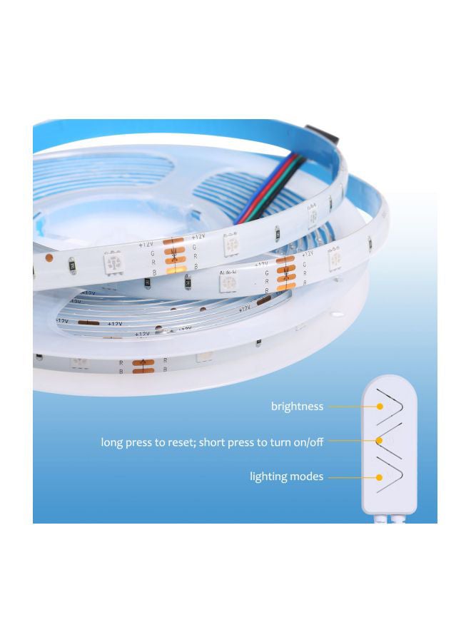 تومشاين مصباح شريطي بمصابيح LED أخضر/ أزرق/ أحمر 5متر - Image 5