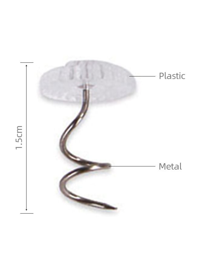 20-Piece Cat Scratch Furniture Protector Pad Nail Set Silver 8x3x8cm - Image 2