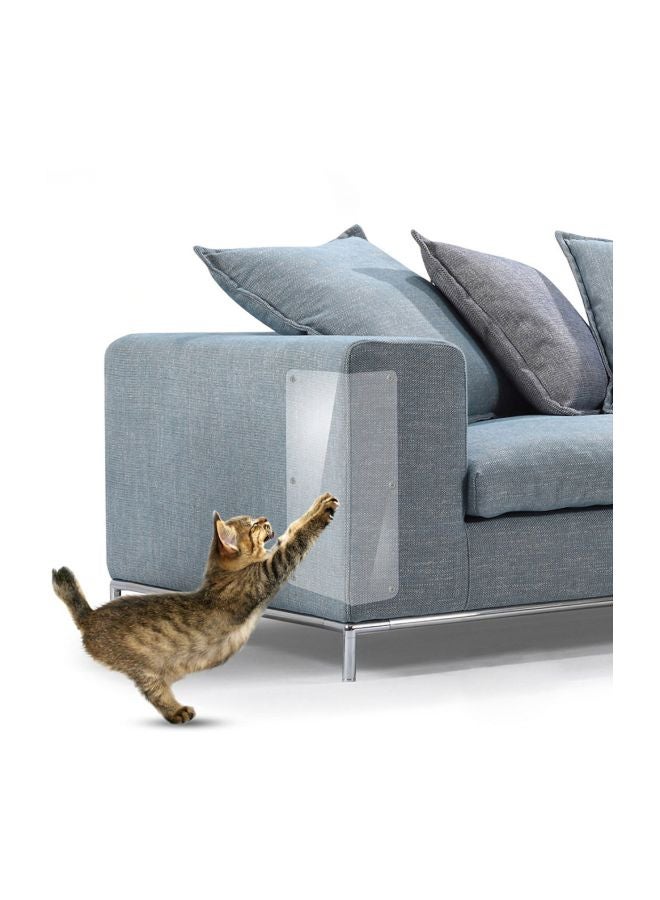 20-Piece Cat Scratch Furniture Protector Pad Nail Set Silver 8x3x8cm - Image 3
