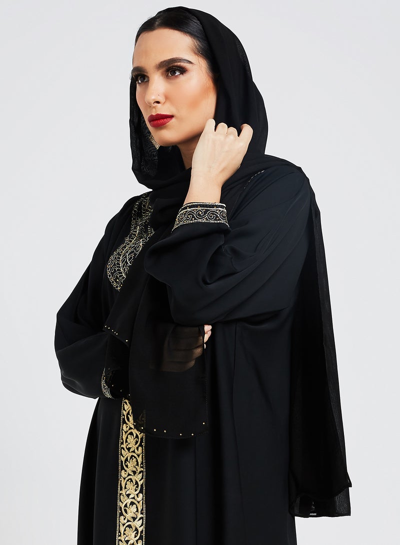 Hayat - Casual Modest Abaya Multicolour - Image 1