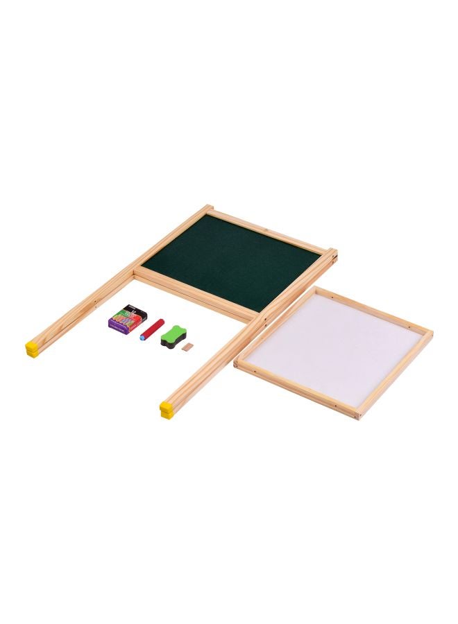 Generic Wooden Double-Sided Chalkboard Beige  - Image 4