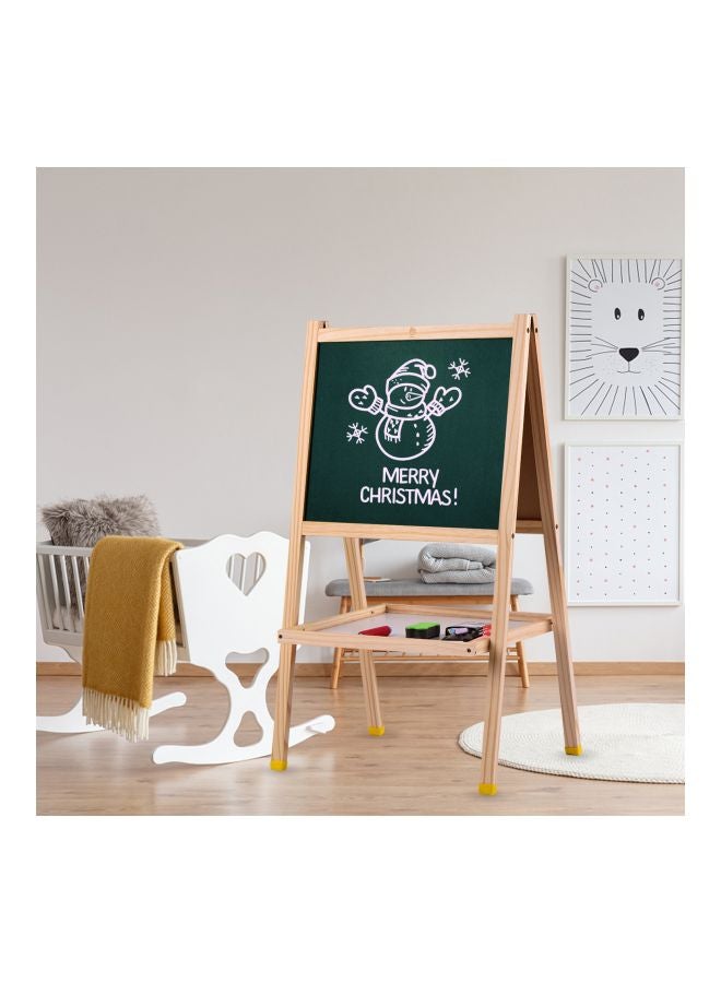 Generic Wooden Double-Sided Chalkboard Beige  - Image 5