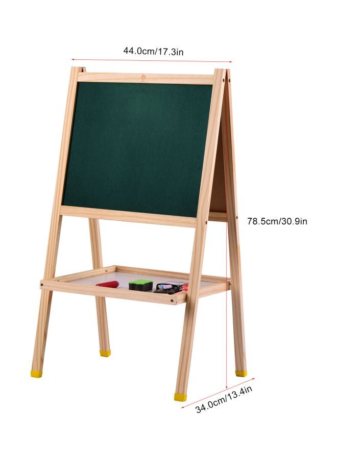 Generic Wooden Double-Sided Chalkboard Beige  - Image 2