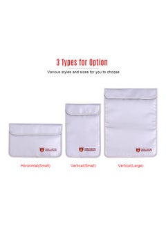 Generic Fireproof Document Bag Silver  - Image 4