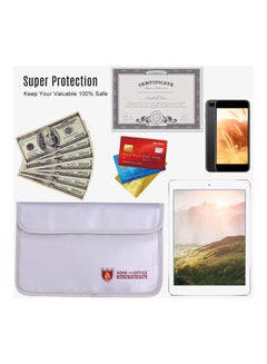 Generic Fireproof Document Bag Silver  - Image 5