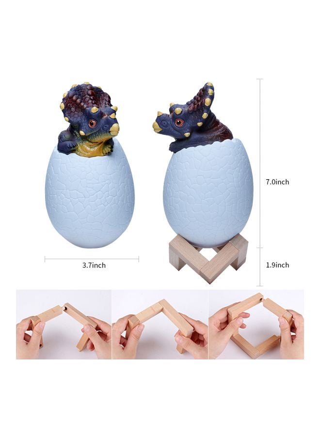 Generic 3D Dinosaur LED Table Lamp With Remote Brown/Blue/White - Image 5