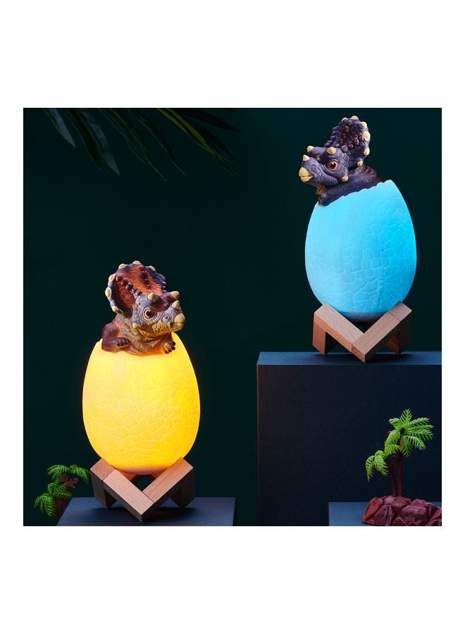 Generic 3D Dinosaur LED Table Lamp With Remote Brown/Blue/White - Image 4