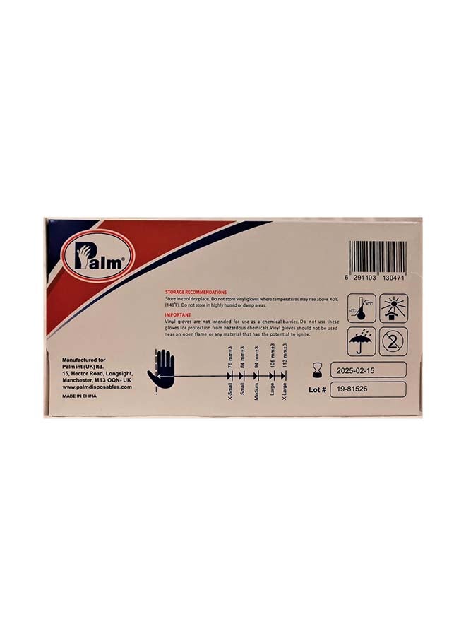 Palm Vinyl Examination Gloves - Image 3