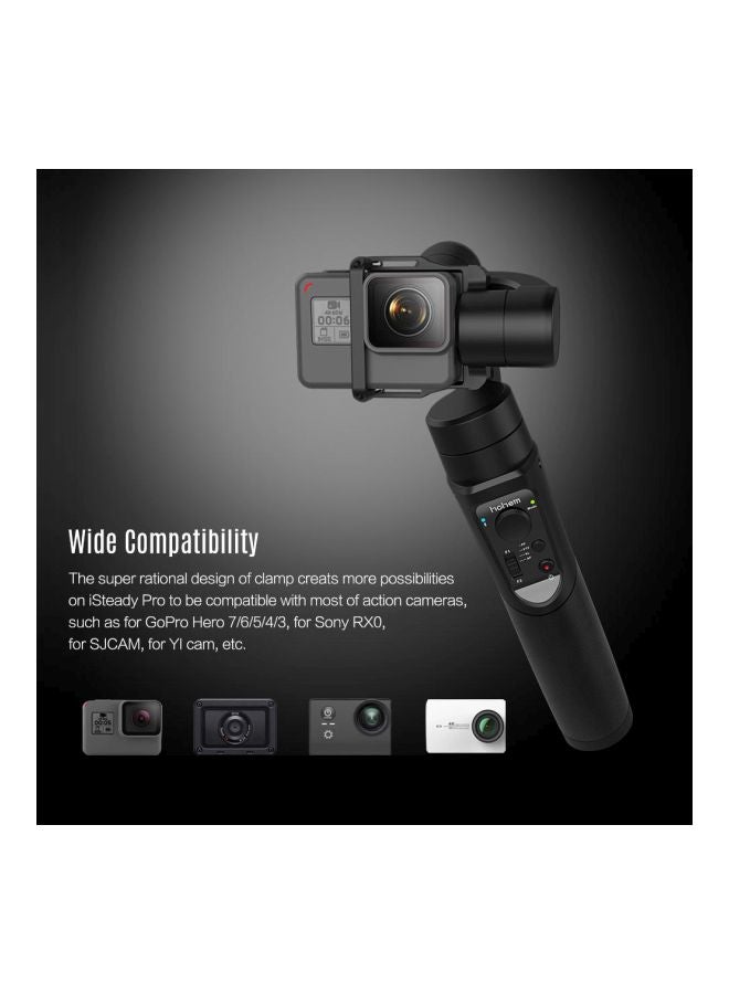 hohem - iSteady Pro 3-Axis Handheld Camera Stabilizer Black - Image 1