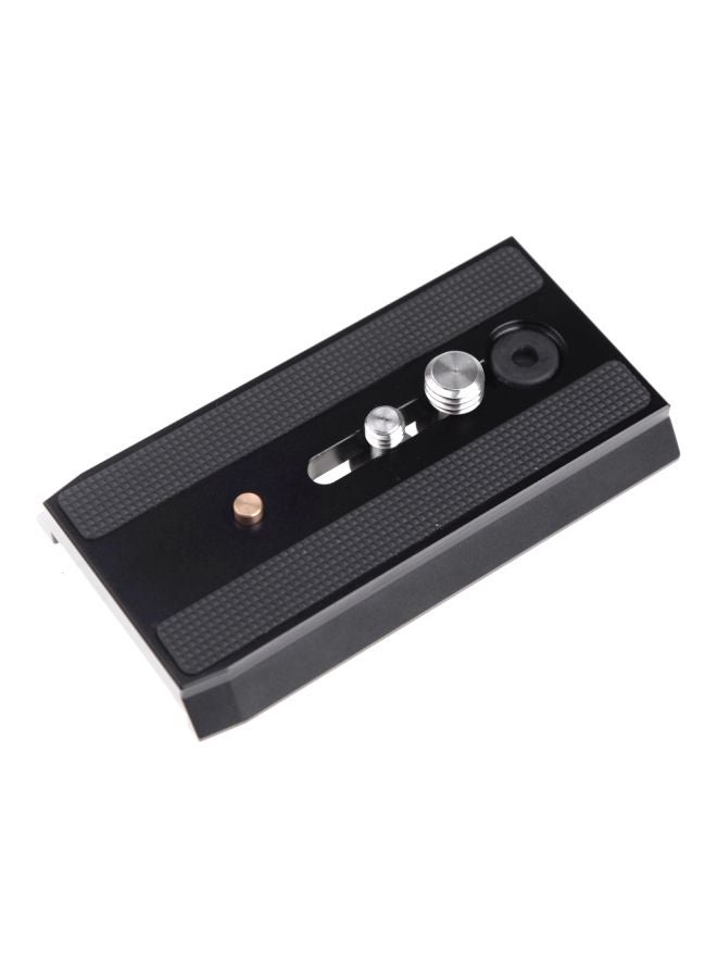 ANDOER Sliding Quick Release Plate For Manfrotto 501HDV/503HDV/701HDV/MH055M0-Q5 Black/Silver  - Image 1