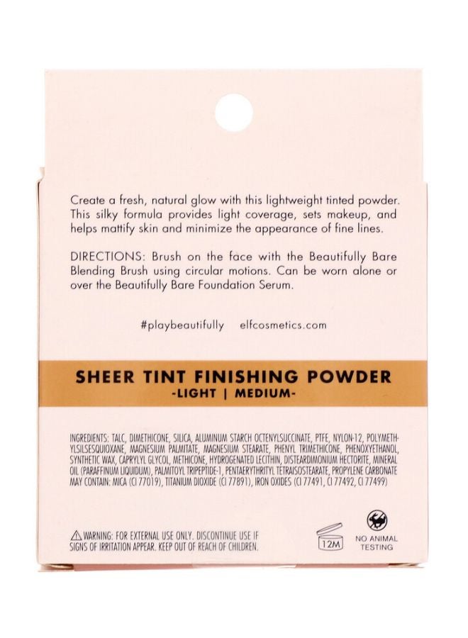 e.l.f. - Beautifully Bare Sheer Tint Finishing Powder Medium/Dark - Image 1