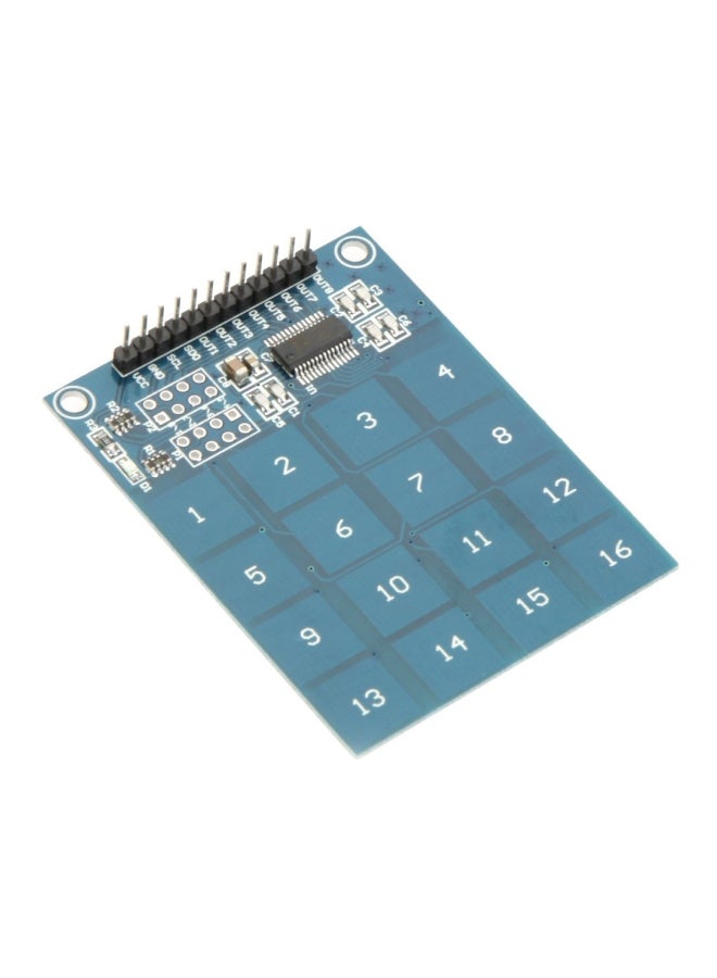 Generic - 16-Channel Touch Sensor Module PCB Board Blue/Black 11.8x1x7.9centimeter - Image 1
