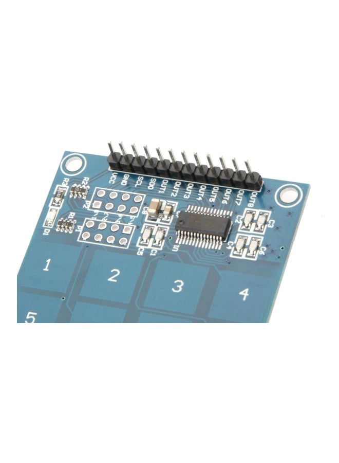 Generic - 16-Channel Touch Sensor Module PCB Board Blue/Black 11.8x1x7.9centimeter - Image 1