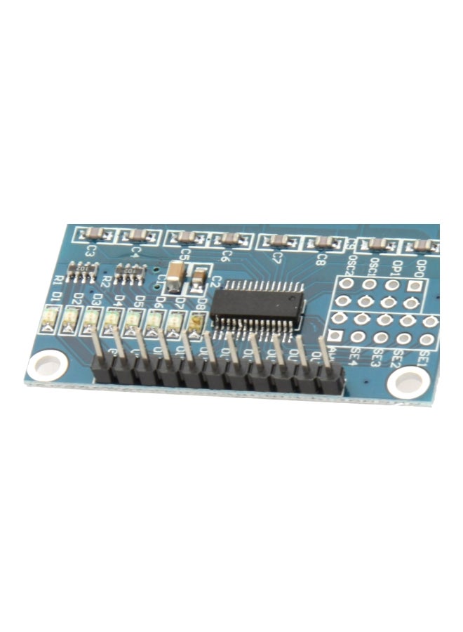 TTP226 Digital Touch Sensor Module PCB Board Blue/Black/Silver 11x1x7cm  - Image 5