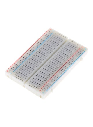Solderless Breadboard 400 Tie Point PCB BreadBoard For Arduino White/Blue/Red 11.8x1x7centimeter - v1587046443/N36787068A_1