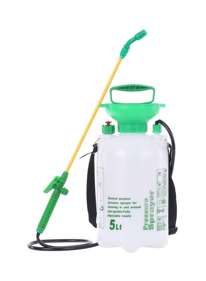 Pump Pressure Sprayer Green/White 42.5x18x18centimeter - Image 1