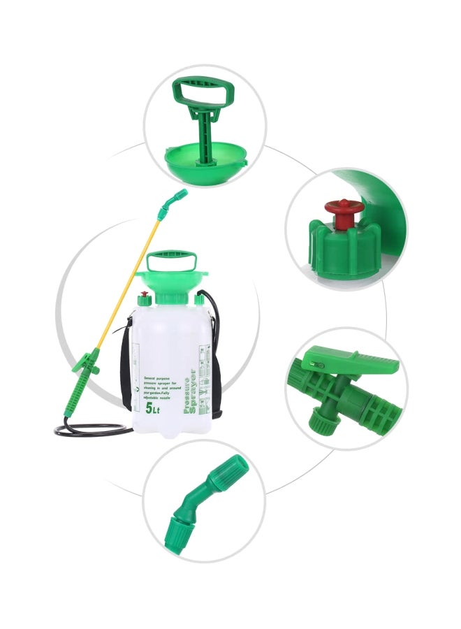 Pump Pressure Sprayer Green/White 42.5x18x18centimeter - Image 3