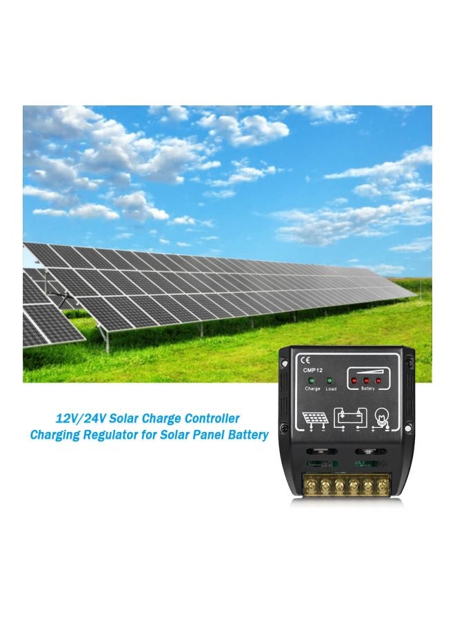 ANSELF - Solar Charge Controller Black 11.5x5.2x10cm - Image 1