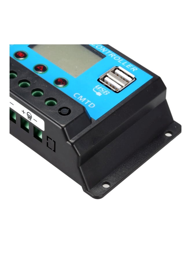 آنسيلف نظام شحن البطارية يعمل بالطاقة الشمسية الأسود / الأزرق 14x4x8سم - Image 5