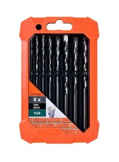 Tactix 7-Piece Borrsats Spiral Drill Silver 