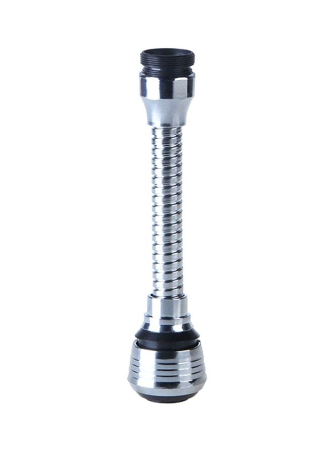 Generic - Rotatable Water Saving Tap Faucet Nozzle Silver/Black 16x3.5x3.5cm - Image 1