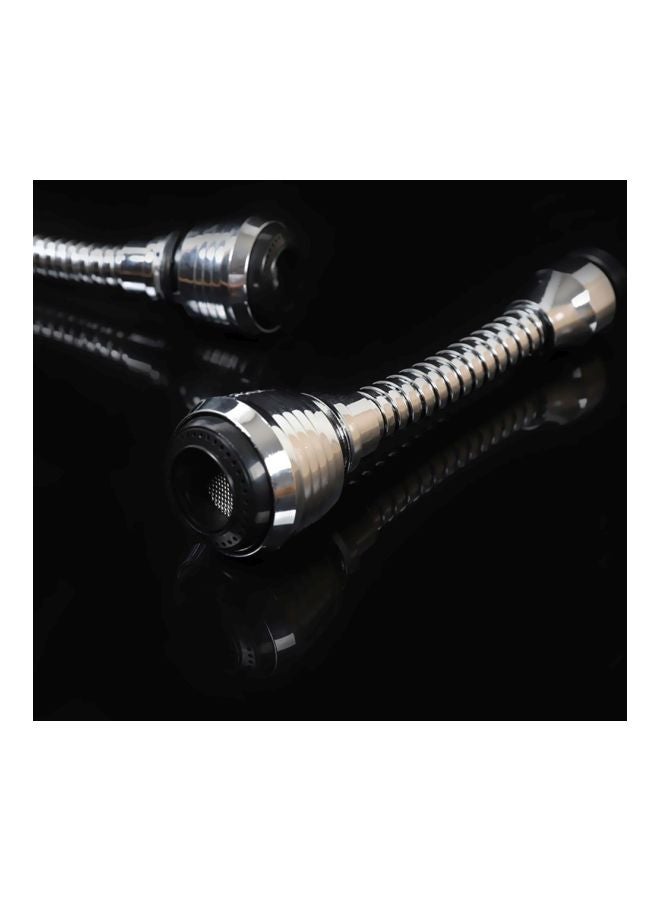 Generic - Rotatable Water Saving Tap Faucet Nozzle Silver/Black 16x3.5x3.5cm - Image 1