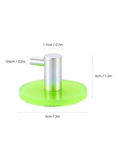 EASY.DAY Wall Mounted Towel Hats Hanging Hook green 5.5x4.5x5.5cm  - Image 2