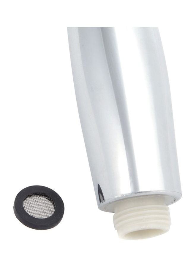 LED Handheld Shower Head Silver/White 21cm - Image 4