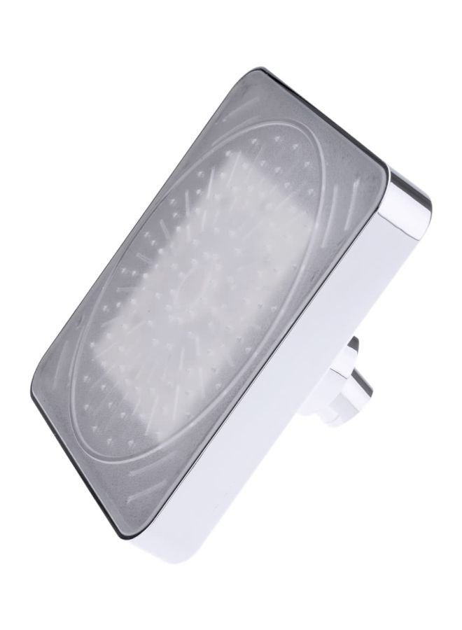 ANSELF Automatic LED Shower Head Silver/White 6inch - Image 1