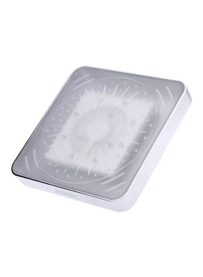 ANSELF Automatic LED Shower Head Silver/White 6inch - Image 2