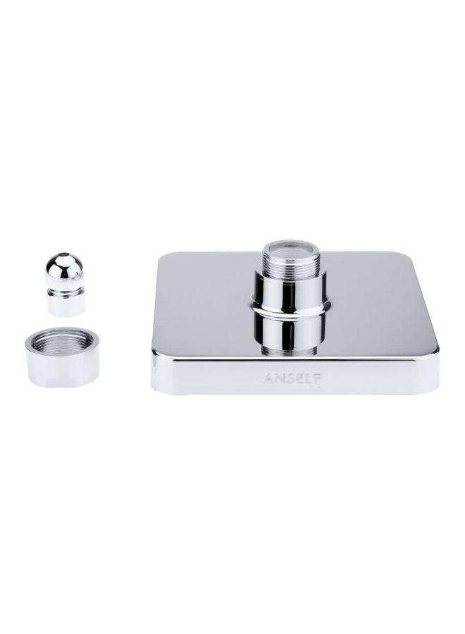 ANSELF Automatic LED Shower Head Silver/White 6inch - Image 3