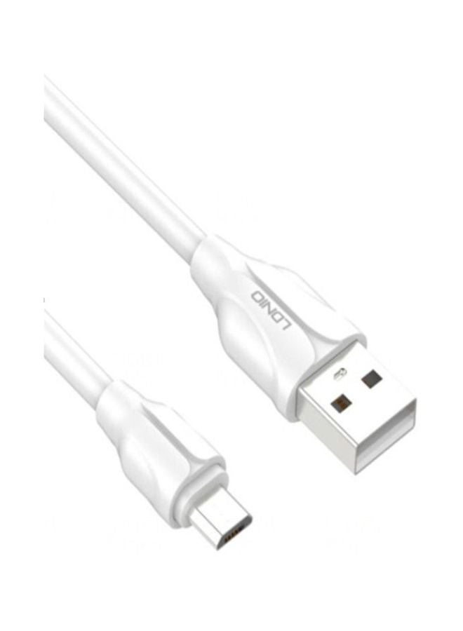 لدنيو كابل نقل البيانات من USB إلى Type C أبيض - Image 2
