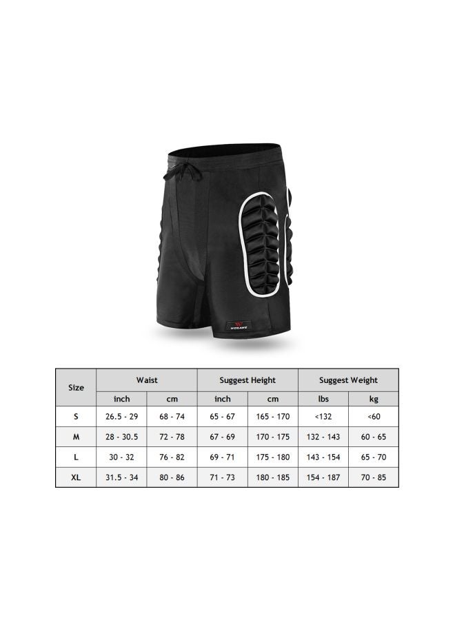WOSAWE Hip Protective EVA Padded Shorts Pant XL - Image 2