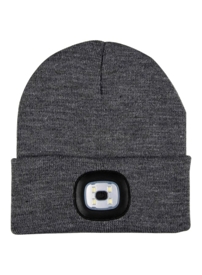 Acrylic Built-In LED Beanie Cap One Size
