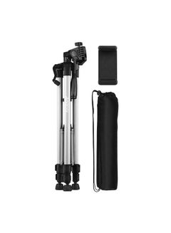 Lightweight Photography Tripod Stand With Carry Bag/Phone Holder Silver/Black - v1587054648/N37013291A_6