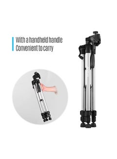 Lightweight Photography Tripod Stand With Carry Bag/Phone Holder Silver/Black - v1587054649/N37013291A_7