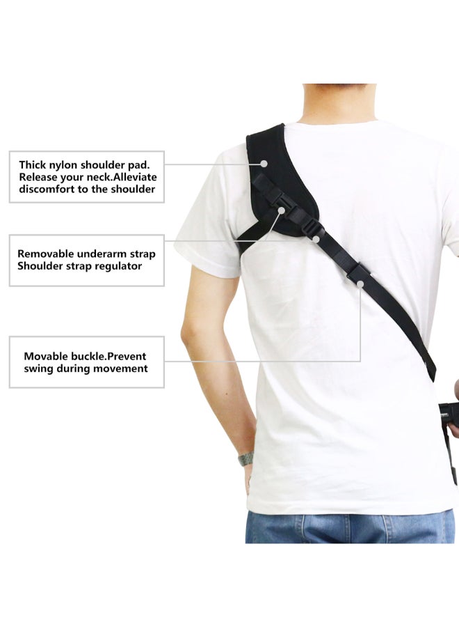PULUZ Quick Release Shoulder Belt Strap Black  - Image 3