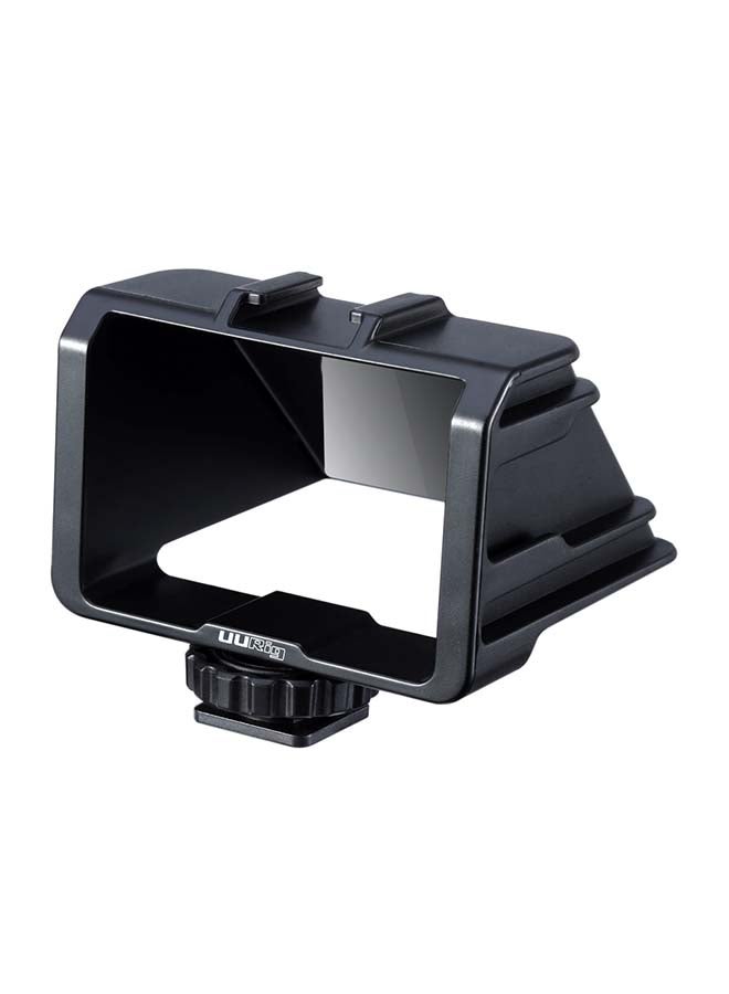 UURIG - Vlog Selfie Flip Screen Bracket With Cold Shoe Black - Image 1