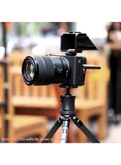 UURIG Vlog Selfie Flip Screen Bracket With Cold Shoe Black  - Image 2