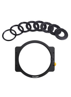 K&F Concept Metal Square Filter Holder With Adater Rings Black  - Image 2