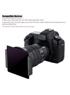 K&F Concept Metal Square Filter Holder With Adater Rings Black  - Image 3
