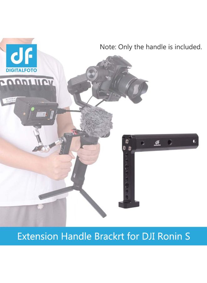 DF DIGITALFOTO - Vision Neck Handle Hold Plate Bracket Grip Extension Rods Bar With Hot Shoe Mount Black - Image 1
