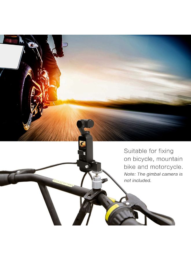 Bicycle Mount Clamp Clip Holding Bracket Black  - Image 2