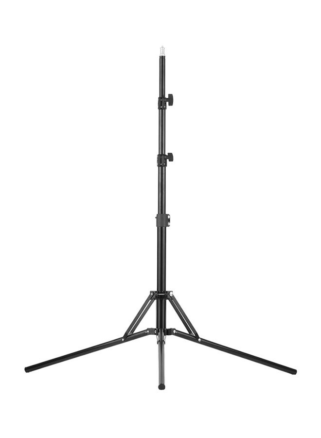 حامل إضاءة قابل للتعديل مصنوع من سبائك الألومنيوم ومزود ببرغي أسود - Image 1