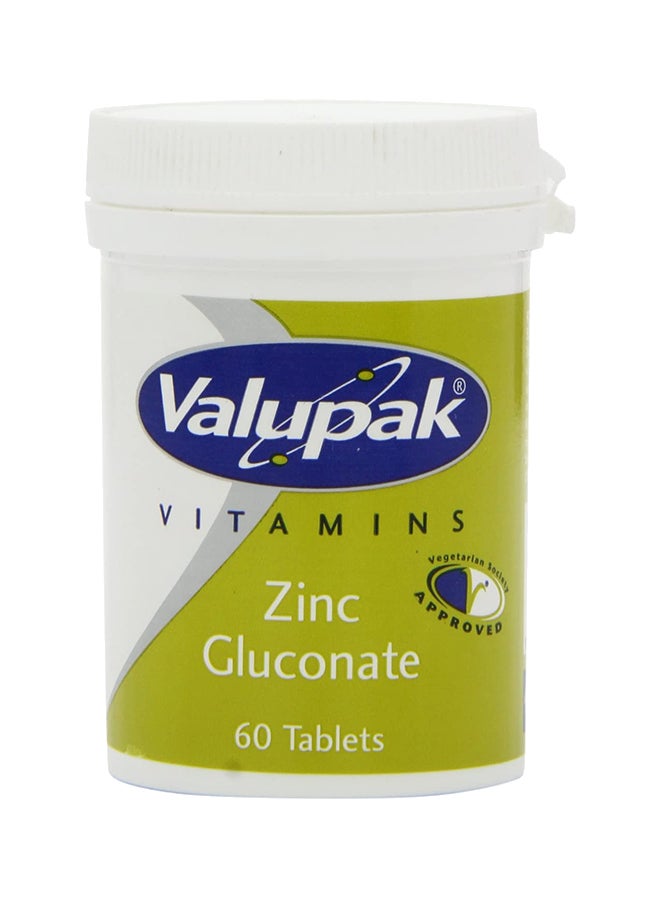 Valupak Zinc Gluconate 60 Tablets