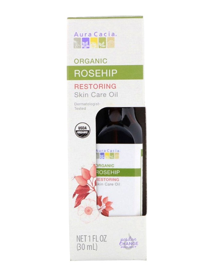 Aura Cacia Organic Rosehip Restoring Skin Care Oil 30ml  - Image 2