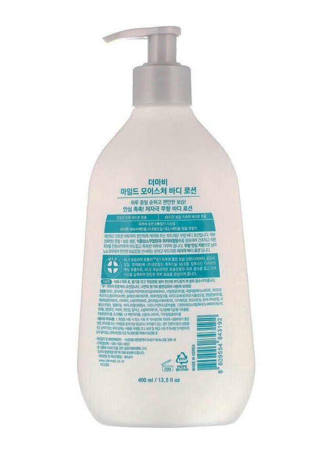derma b Mild Moisture Body Lotion 400ml  - Image 2